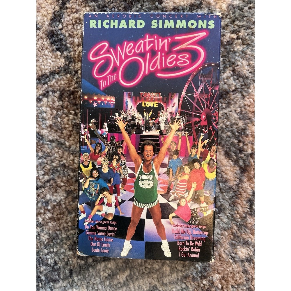 Richard Simmons SWEATIN' TO THE OLDIES 3 (VHS 1993 Goodtimes Platinum Series)